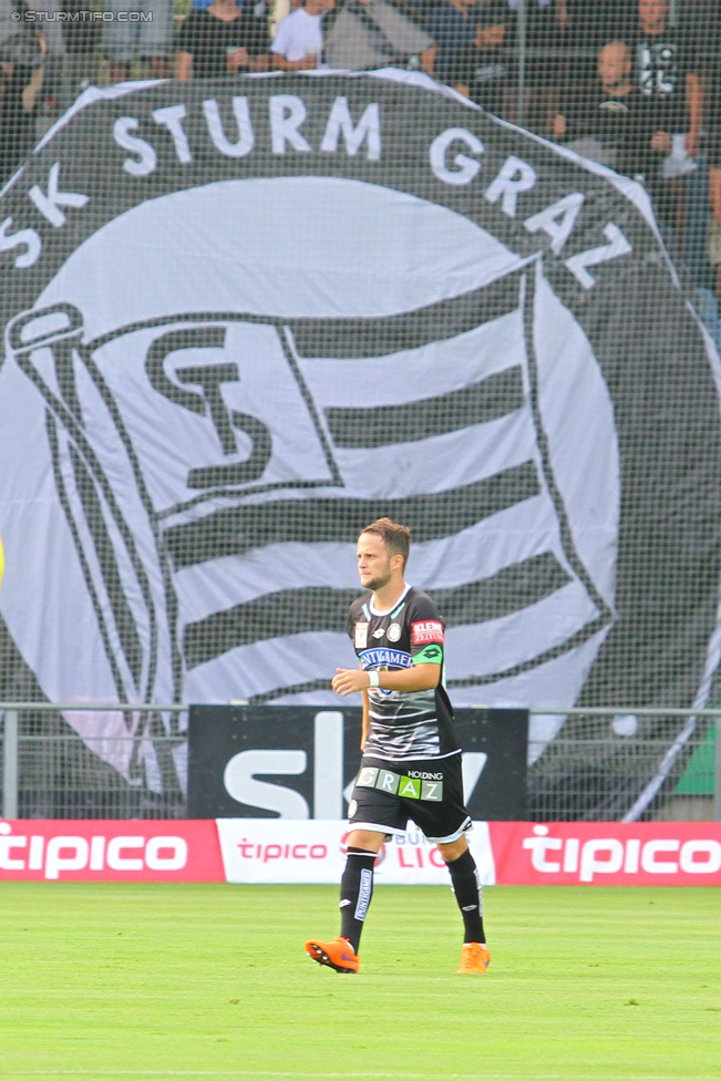 Sturm Graz - Admira Wacker
Oesterreichische Fussball Bundesliga, 1. Runde, SK Sturm Graz - FC Admira Wacker Moedling, Stadion Liebenau Graz, 25.07.2015. 

Foto zeigt Christian Klem (Sturm)
