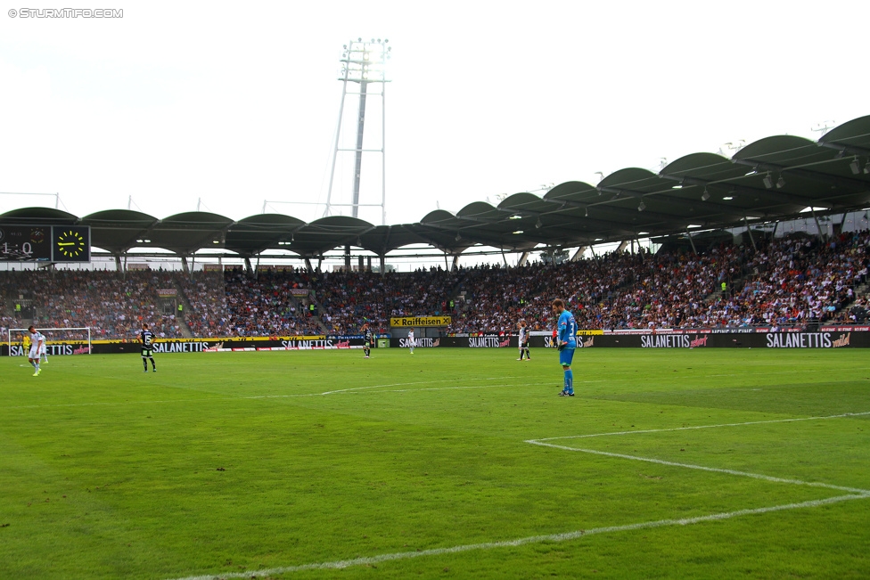 Sturm Graz - Rapid Wien
Oesterreichische Fussball Bundesliga, 5. Runde, SK Sturm Graz - SK Rapid Wien, Stadion Liebenau Graz, 16.08.2015. 

Foto zeigt Stadion Liebenau Graz
