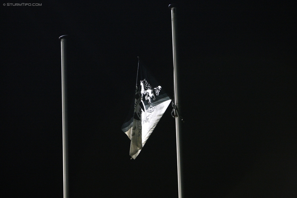 Seekirchen - Sturm Graz
OEFB Cup, 2. Runde, SV Seekirchen - SK Sturm Graz, Sportzentrum Seekirchen, 22.09.2015. 

Foto zeigt Fans von Sturm
