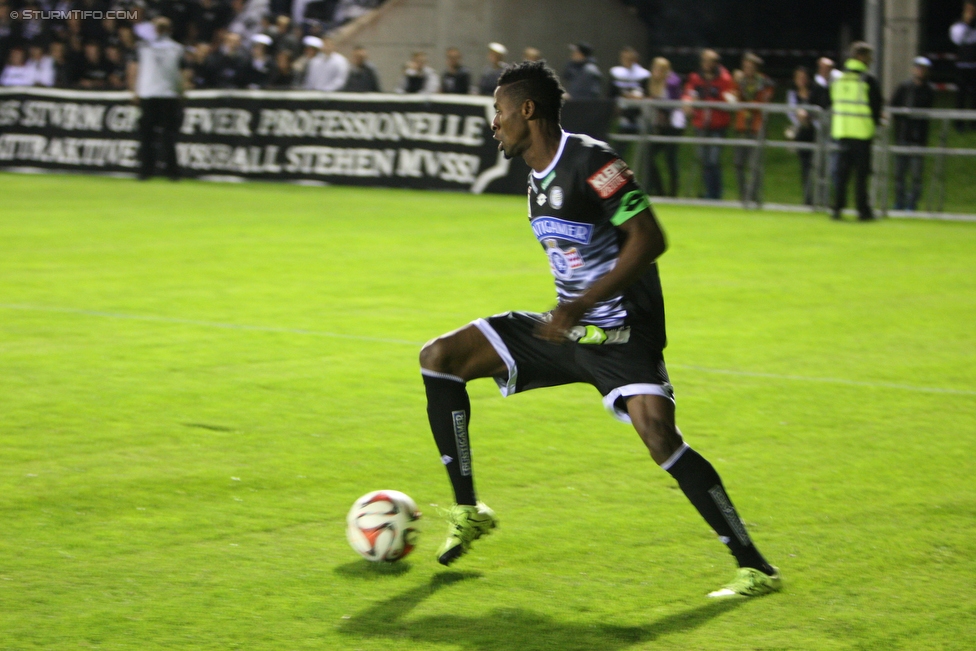 Seekirchen - Sturm Graz
OEFB Cup, 2. Runde, SV Seekirchen - SK Sturm Graz, Sportzentrum Seekirchen, 22.09.2015. 

Foto zeigt Osagie Bright Edomwonyi (Sturm)
