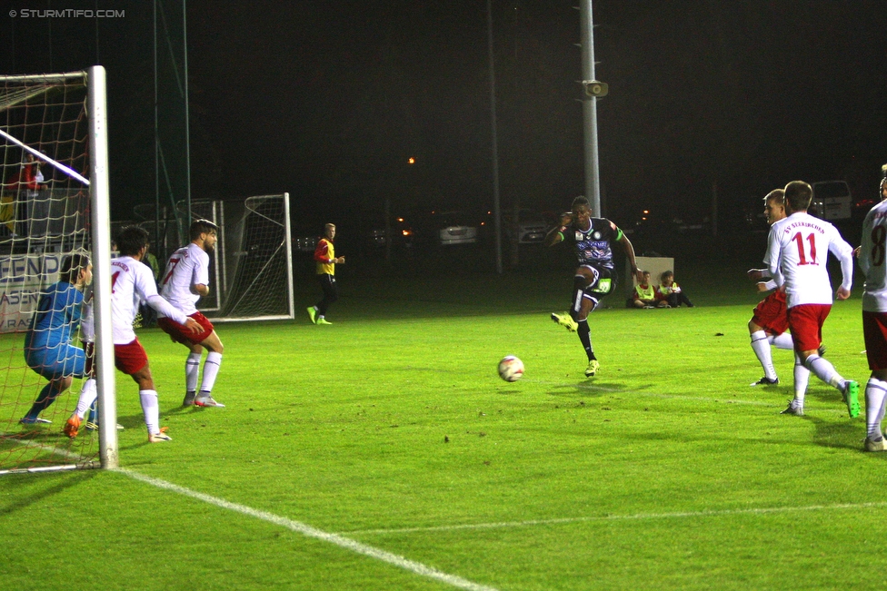 Seekirchen - Sturm Graz
OEFB Cup, 2. Runde, SV Seekirchen - SK Sturm Graz, Sportzentrum Seekirchen, 22.09.2015. 

Foto zeigt Osagie Bright Edomwonyi (Sturm)
