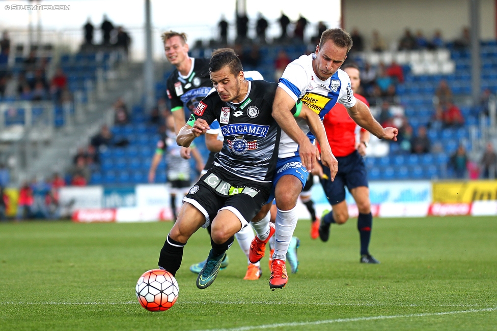 Groedig - Sturm Graz
Oesterreichische Fussball Bundesliga, 11. Runde, SV Groedig - SK Sturm Graz, Stadion Untersbergarena Groedig, 03.10.2015. 

Foto zeigt Josip Tadic (Sturm)
