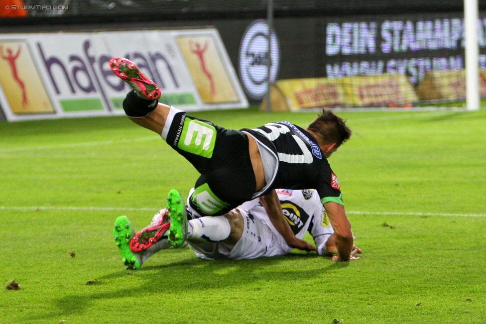 Sturm Graz - Altach
Oesterreichische Fussball Bundesliga, 12. Runde, SK Sturm Graz - SC Rheindorf Altach, Stadion Liebenau Graz, 17.10.2015. 

Foto zeigt Kristijan Dobras (Sturm)
