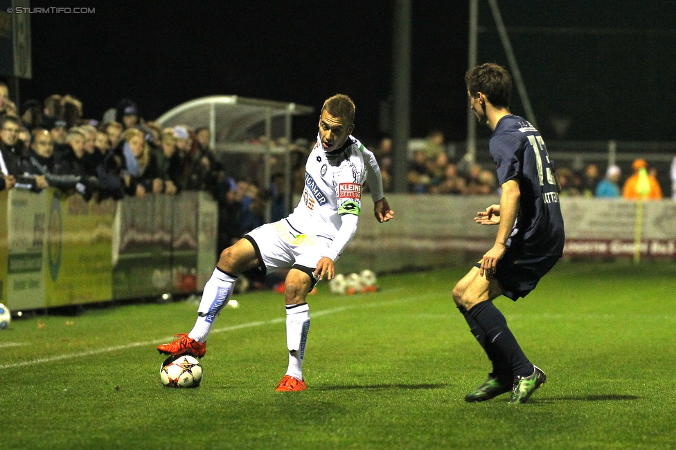 Ebreichsdorf - Sturm Graz
OEFB Cup, Achtelfinale, ASK Ebreichsdorf - SK Sturm Graz, Sportzentrum Weigelsdorf, 27.10.2015. 

Foto zeigt Sandi Lovric (Sturm)
