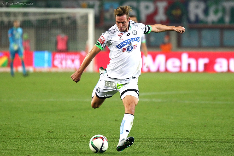 Rapid Wien - Sturm Graz
Oesterreichische Fussball Bundesliga, 14. Runde, SK Rapid Wien - SK Sturm Graz, Ernst Happel Stadion Wien, 31.10.2015. 

Foto zeigt Roman Kienast (Sturm)
