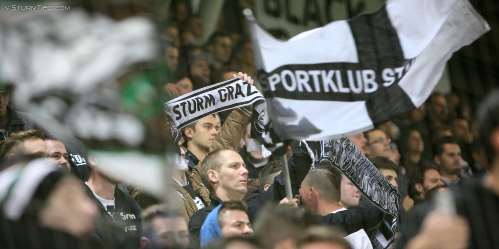 Sturm Graz - Ried
Oesterreichische Fussball Bundesliga, 15. Runde, SK Sturm Graz - SV Ried, Stadion Liebenau Graz, 07.11.2015. 

Foto zeigt Fans von Sturm
