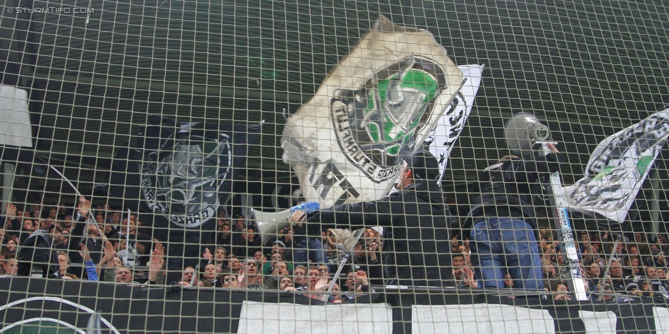 Sturm Graz - Ried
Oesterreichische Fussball Bundesliga, 15. Runde, SK Sturm Graz - SV Ried, Stadion Liebenau Graz, 07.11.2015. 

Foto zeigt Fans von Sturm
