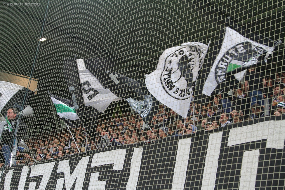 Sturm Graz - Ried
Oesterreichische Fussball Bundesliga, 15. Runde, SK Sturm Graz - SV Ried, Stadion Liebenau Graz, 07.11.2015. 

Foto zeigt Fans von Sturm
