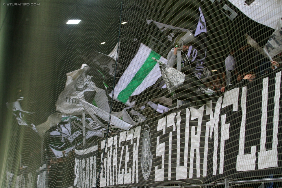 Sturm Graz - Ried
Oesterreichische Fussball Bundesliga, 15. Runde, SK Sturm Graz - SV Ried, Stadion Liebenau Graz, 07.11.2015. 

Foto zeigt Fans von Sturm
