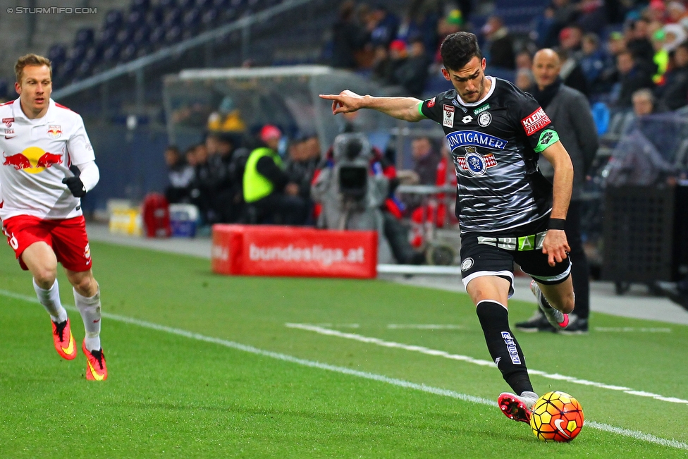 Salzburg - Sturm Graz
Oesterreichische Fussball Bundesliga, 16. Runde, RB Salzburg - SK Sturm Graz, Stadion Wals-Siebenheim, 22.11.2015. 

Foto zeigt Charalampos Lykogiannis (Sturm)
