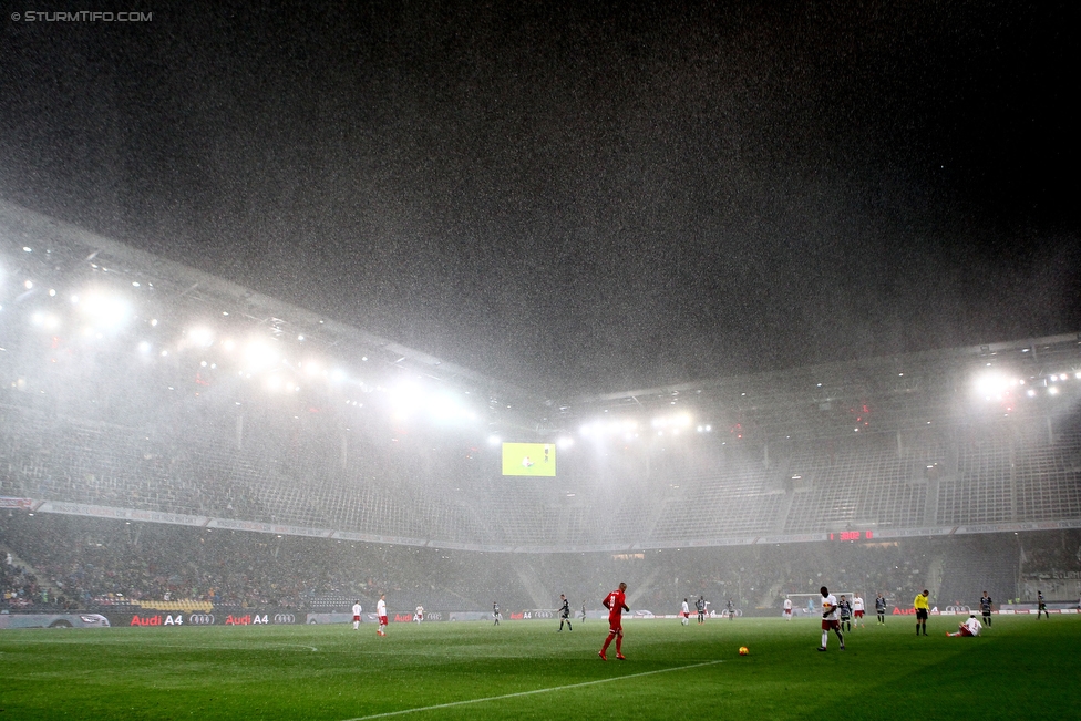 Salzburg - Sturm Graz
Oesterreichische Fussball Bundesliga, 16. Runde, RB Salzburg - SK Sturm Graz, Stadion Wals-Siebenheim, 22.11.2015. 

Foto zeigt eine Innenansicht im Stadion Wals-Siezenheim
Schlüsselwörter: wetter