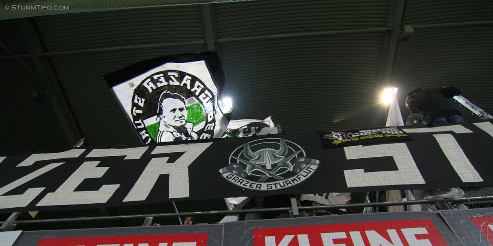 Sturm Graz - Mattersburg
Oesterreichische Fussball Bundesliga, 17. Runde, SK Sturm Graz - SV Mattersburg, Stadion Liebenau Graz, 28.11.2015. 

Foto zeigt Fans von Sturm
