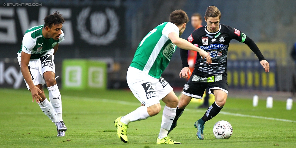 Sturm Graz - Mattersburg
Oesterreichische Fussball Bundesliga, 17. Runde, SK Sturm Graz - SV Mattersburg, Stadion Liebenau Graz, 28.11.2015. 

Foto zeigt Andreas Gruber (Sturm)
