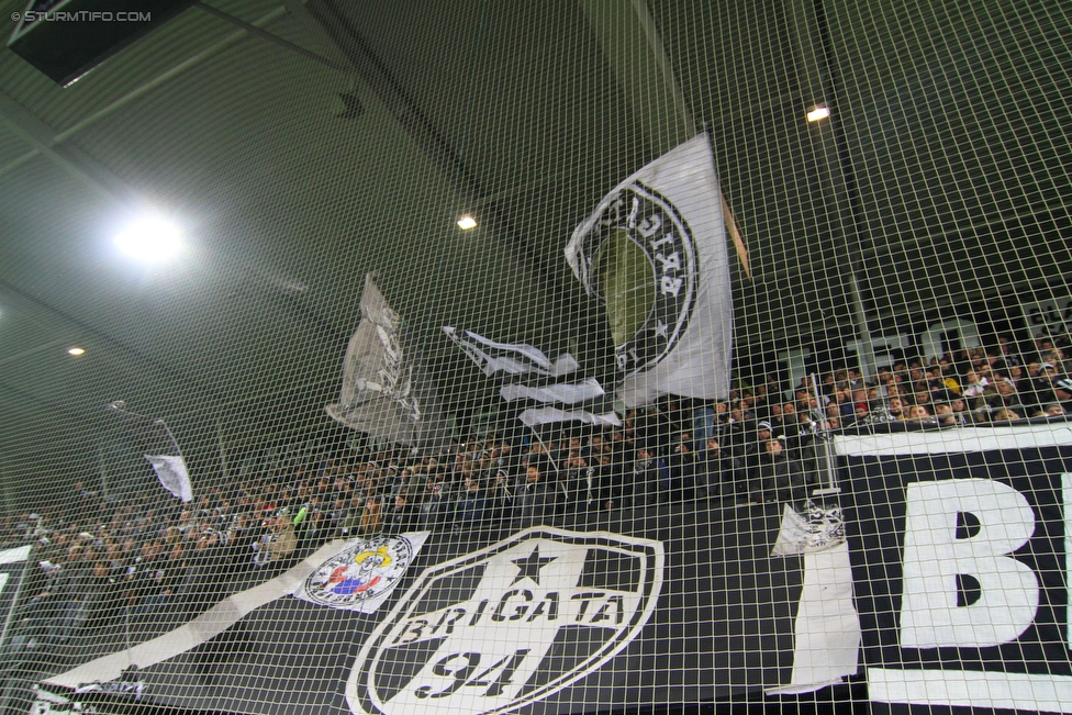 Sturm Graz - Admira Wacker
Oesterreichische Fussball Bundesliga, 19. Runde, SK Sturm Graz - FC Admiral Wacker Moedling, Stadion Liebenau Graz, 05.12.2015. 

Foto zeigt Fans von Sturm
