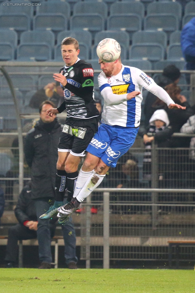 Sturm Graz - Groedig
Oesterreichische Fussball Bundesliga, 20. Runde, SK Sturm Graz - SV Groedig, Stadion Liebenau Graz, 12.12.2015. 

Foto zeigt Andreas Gruber (Sturm)
