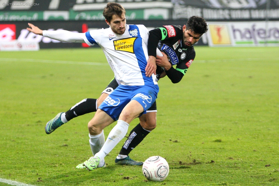 Sturm Graz - Groedig
Oesterreichische Fussball Bundesliga, 20. Runde, SK Sturm Graz - SV Groedig, Stadion Liebenau Graz, 12.12.2015. 

Foto zeigt Tanju Kayhan (Sturm)
