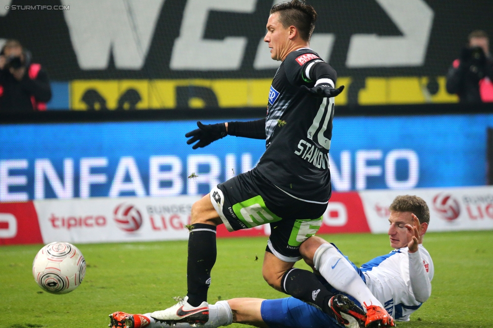 Sturm Graz - Groedig
Oesterreichische Fussball Bundesliga, 20. Runde, SK Sturm Graz - SV Groedig, Stadion Liebenau Graz, 12.12.2015. 

Foto zeigt Marko Stankovic (Sturm)
