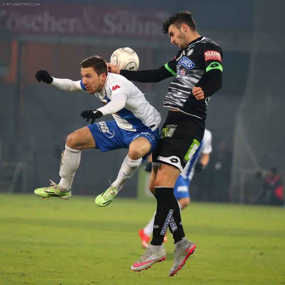 Sturm Graz - Groedig
Oesterreichische Fussball Bundesliga, 20. Runde, SK Sturm Graz - SV Groedig, Stadion Liebenau Graz, 12.12.2015. 

Foto zeigt Charalampos Lykogiannis (Sturm)
