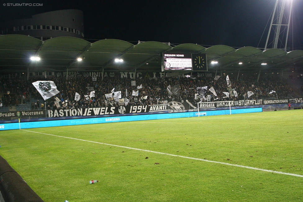 Sturm Graz -Salzburg
OEFB Cup, Viertelfinale, SK Sturm Graz - FC RB Salzburg, Stadion Liebenau Graz, 10.02.2016. 

Foto zeigt Fans von Sturm
