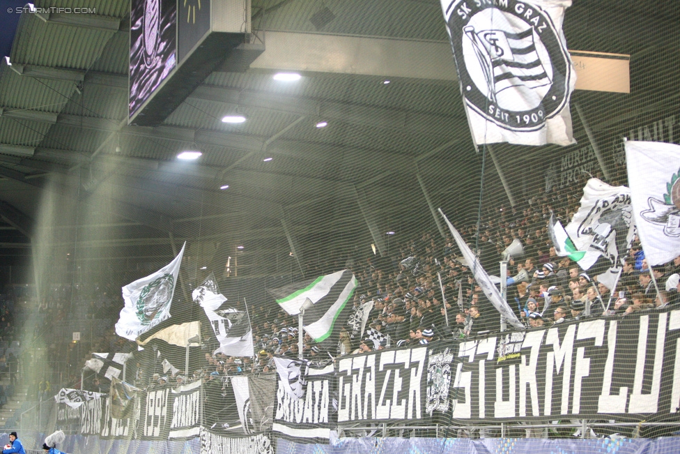 Sturm Graz -Salzburg
OEFB Cup, Viertelfinale, SK Sturm Graz - FC RB Salzburg, Stadion Liebenau Graz, 10.02.2016. 

Foto zeigt Fans von Sturm
