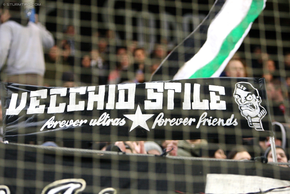 Sturm Graz -Salzburg
OEFB Cup, Viertelfinale, SK Sturm Graz - FC RB Salzburg, Stadion Liebenau Graz, 10.02.2016. 

Foto zeigt Fans von Sturm
