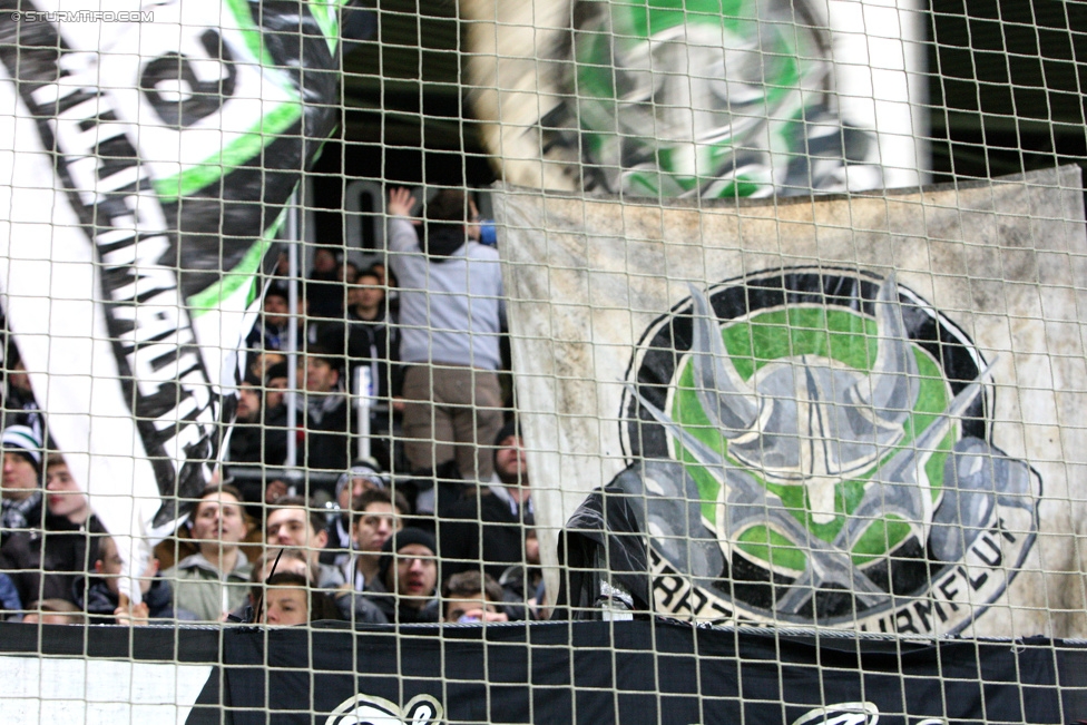 Sturm Graz -Salzburg
OEFB Cup, Viertelfinale, SK Sturm Graz - FC RB Salzburg, Stadion Liebenau Graz, 10.02.2016. 

Foto zeigt Fans von Sturm
