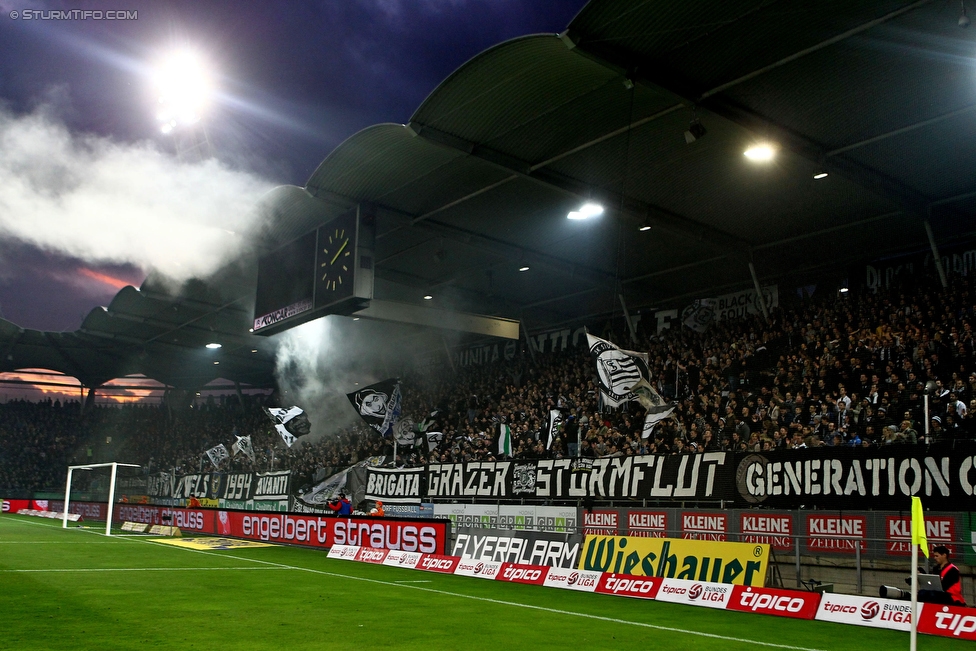 Sturm Graz - Rapid Wien
Oesterreichische Fussball Bundesliga, 23 Runde, SK Sturm Graz - SK Rapid Wien, Stadion Liebenau Graz, 21.02.2016. 

Foto zeigt eine Innenansicht im Stadion Liebenau
