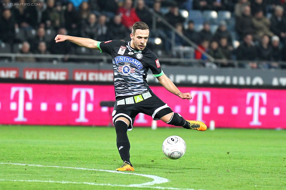 Sturm Graz - RB Salzburg
Oesterreichische Fussball Bundesliga, 25. Runde, SK Sturm Graz - FC RB Salzburg, Stadion Liebenau Graz, 02.03.2016. 

Foto zeigt Daniel Offenbacher (Sturm)
