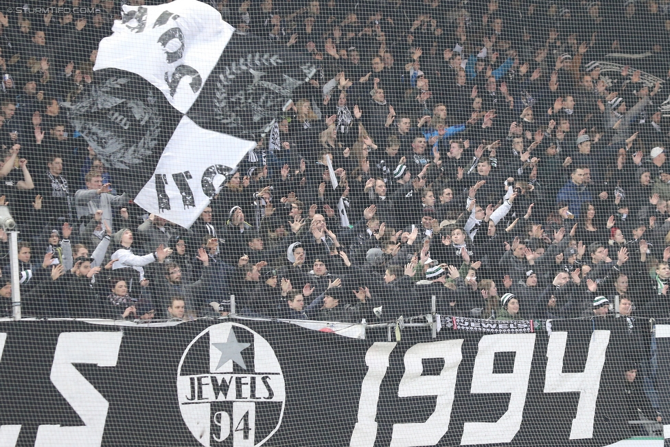 Sturm Graz - Austria Wien
Oesterreichische Fussball Bundesliga, 27. Runde, SK Sturm Graz - FK Austria Wien, Stadion Liebenau Graz, 13.03.2016. 

Foto zeigt Fans von Sturm
