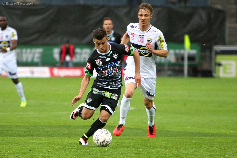 Sturm Graz - Altach
Oesterreichische Fussball Bundesliga, 30. Runde, SK Sturm Graz - SC Rheindorf Altach, Stadion Liebenau Graz, 09.04.2016. 

Foto zeigt Sascha Horvath (Sturm)
