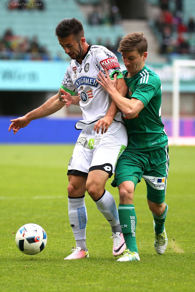 Rapid Wien - Sturm Graz
Oesterreichische Fussball Bundesliga, 32. Runde, SK Rapid Wien - SK Sturm Graz, Ernst Happel Stadion Wien, 24.04.2016. 

Foto zeigt Marvin Potzmann (Sturm)
