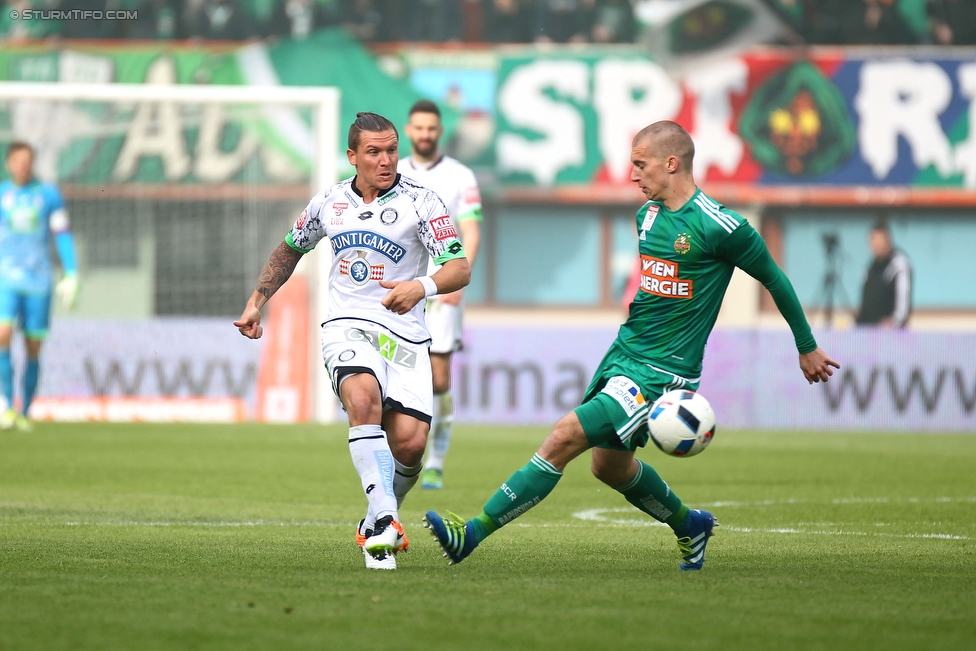 Rapid Wien - Sturm Graz
Oesterreichische Fussball Bundesliga, 32. Runde, SK Rapid Wien - SK Sturm Graz, Ernst Happel Stadion Wien, 24.04.2016. 

Foto zeigt Marko Stankovic (Sturm)
