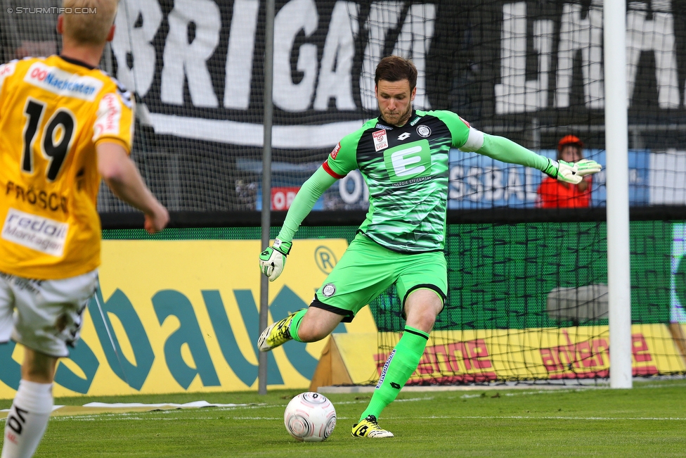 Sturm Graz - Ried
Oesterreichische Fussball Bundesliga, 33. Runde, SK Sturm Graz - SV Ried, Stadion Liebenau Graz, 30.04.2016. 

Foto zeigt Michael Esser (Sturm)
