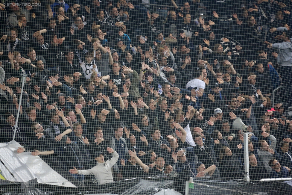 Sturm Graz - Mattersburg
Oesterreichische Fussball Bundesliga, 35. Runde, SK Sturm Graz - SV Mattersburg, Stadion Liebenau Graz, 11.05.2016. 

Foto zeigt Fans von Sturm
