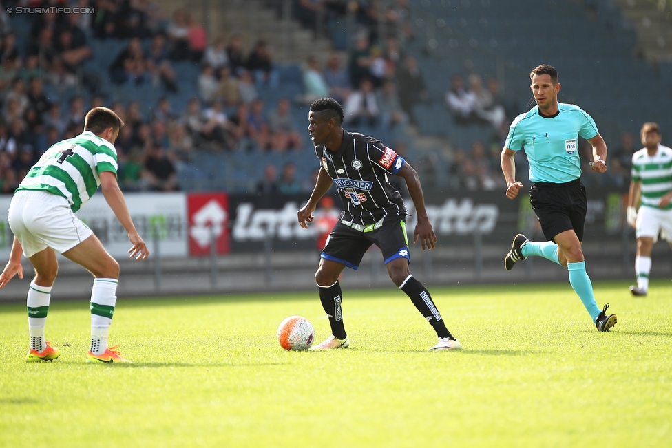 Sturm Graz - Celtic Glasgow
Testspiel,  SK Sturm Graz - Celtic Glasgow, Stadion Liebenau Graz, 03.07.2016. 

Foto zeigt Osagie Bright Edomwonyi (Sturm)
