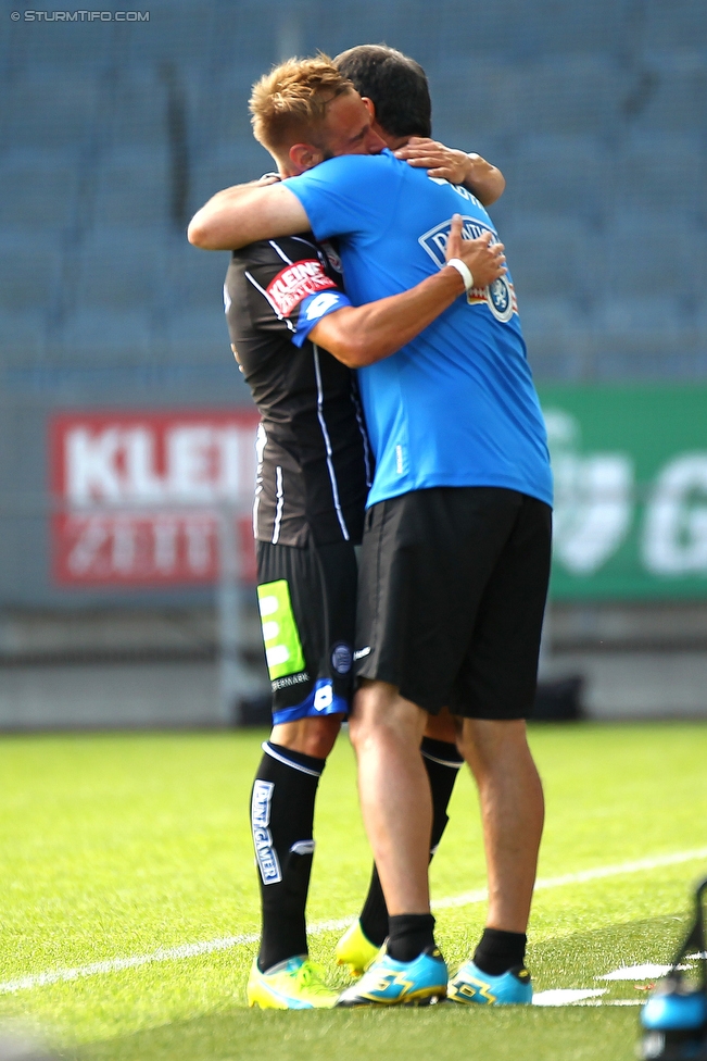 Sturm Graz - Celtic Glasgow
Testspiel,  SK Sturm Graz - Celtic Glasgow, Stadion Liebenau Graz, 03.07.2016. 

Foto zeigt Martin Ehrenreich (Sturm) und Thomas Kristl (Co-Trainer Sturm)
