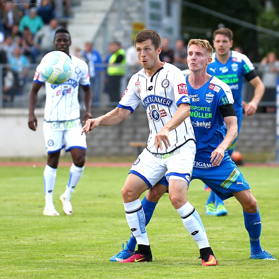 Stadlau - Sturm Graz
OEFB Cup, 1. Runde, FC Stadlau - SK Sturm Graz, Sportanlage Stadlau, 15.07.2016. 

Foto zeigt Deni Alar (Sturm)
