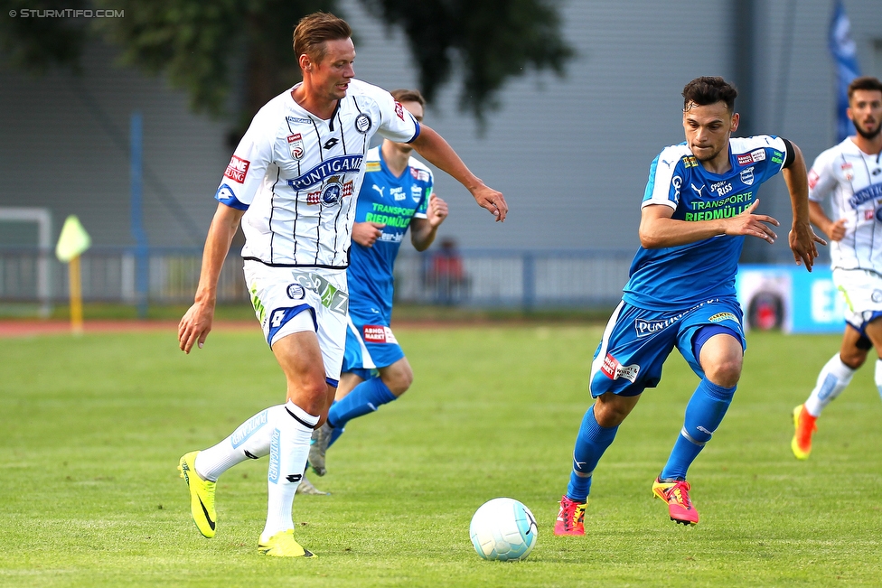 Stadlau - Sturm Graz
OEFB Cup, 1. Runde, FC Stadlau - SK Sturm Graz, Sportanlage Stadlau, 15.07.2016. 

Foto zeigt Roman Kienast (Sturm)
