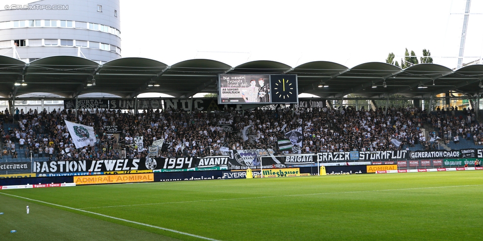 Sturm Graz - Salzburg
Oesterreichische Fussball Bundesliga, 1. Runde, SK Sturm Graz - FC RB Salzburg, Stadion Liebenau Graz, 23.07.2016. 

Foto zeigt Fans von Sturm
