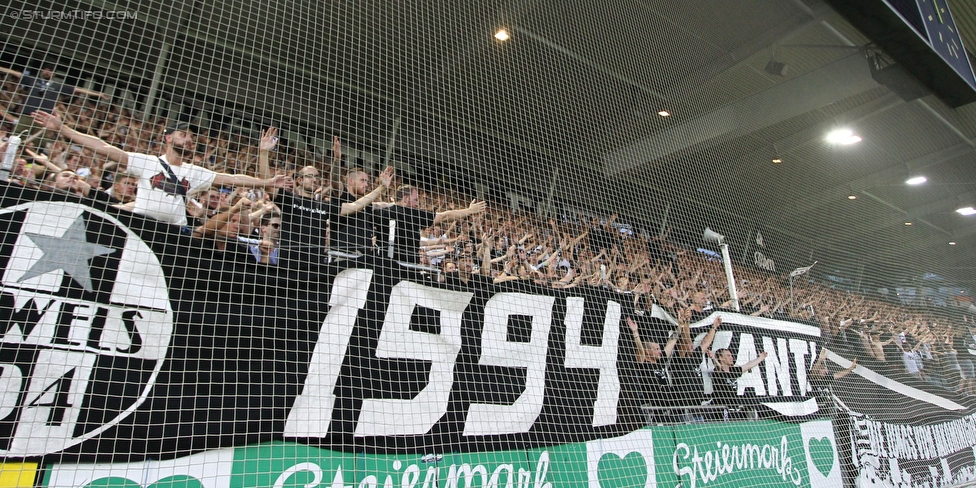 Sturm Graz - Salzburg
Oesterreichische Fussball Bundesliga, 1. Runde, SK Sturm Graz - FC RB Salzburg, Stadion Liebenau Graz, 23.07.2016. 

Foto zeigt Fans von Sturm
