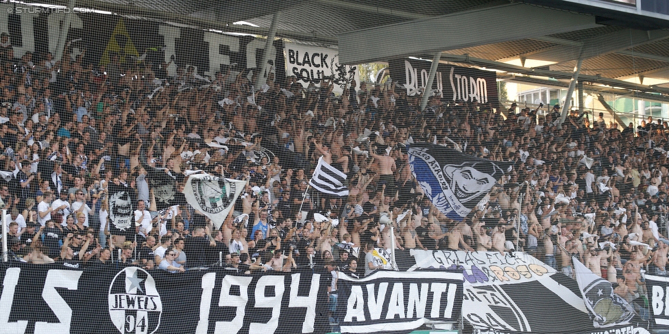 Sturm Graz - Salzburg
Oesterreichische Fussball Bundesliga, 1. Runde, SK Sturm Graz - FC RB Salzburg, Stadion Liebenau Graz, 23.07.2016. 

Foto zeigt Fans von Sturm
