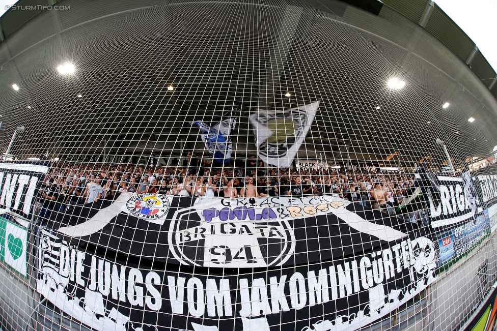 Sturm Graz - Salzburg
Oesterreichische Fussball Bundesliga, 1. Runde, SK Sturm Graz - FC RB Salzburg, Stadion Liebenau Graz, 23.07.2016. 

Foto zeigt Fans von Sturm
