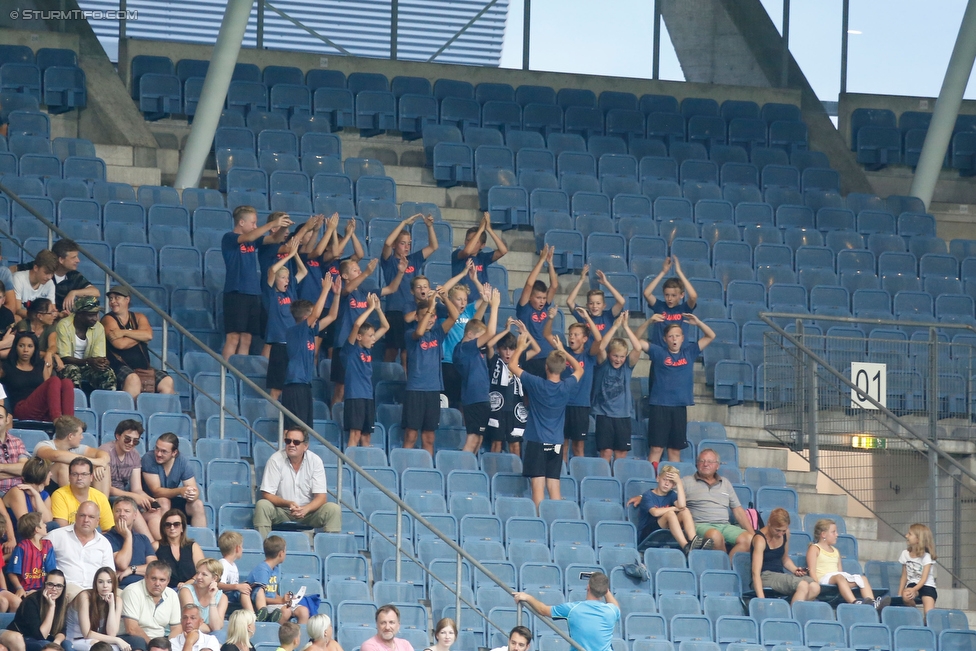 Sturm Graz - Salzburg
Oesterreichische Fussball Bundesliga, 1. Runde, SK Sturm Graz - FC RB Salzburg, Stadion Liebenau Graz, 23.07.2016. 

Foto zeigt Fans von Sturm
