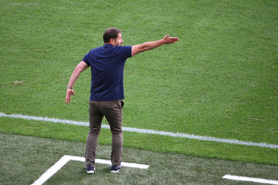 Sturm Graz - Salzburg
Oesterreichische Fussball Bundesliga, 1. Runde, SK Sturm Graz - FC RB Salzburg, Stadion Liebenau Graz, 23.07.2016. 

Foto zeigt Franco Foda (Cheftrainer Sturm)
