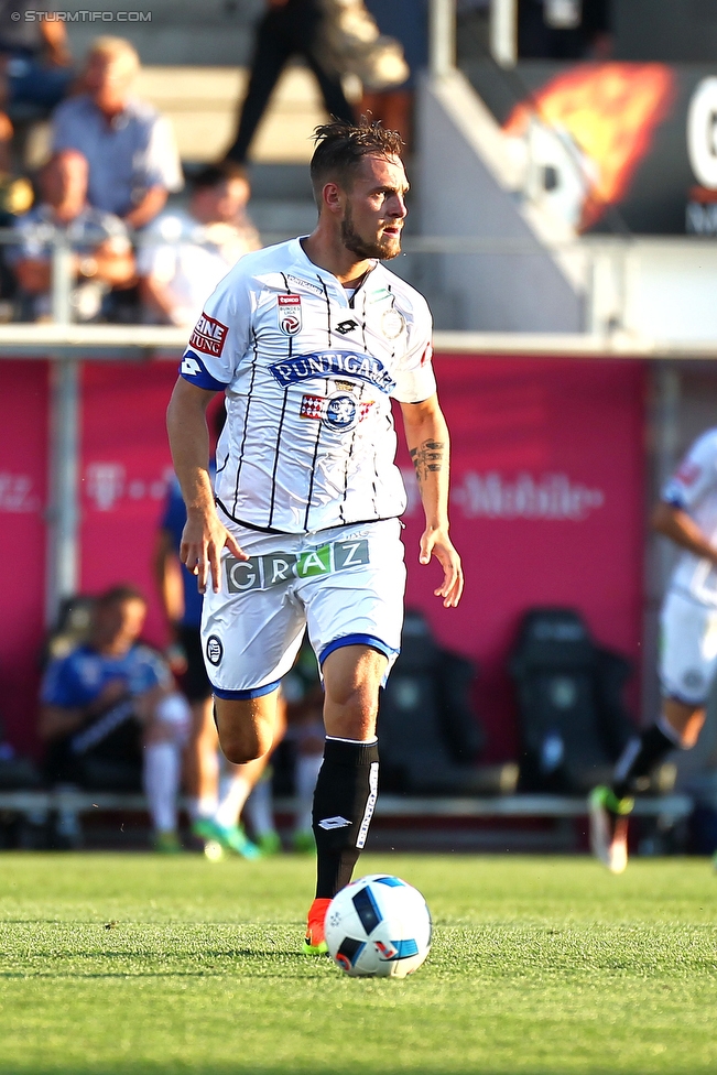 Ried - Sturm Graz
Oesterreichische Fussball Bundesliga, 2. Runde, SV Ried - SK Sturm Graz, Arena Ried, 15.05.2016. 

Foto zeigt Philipp Huspek (Sturm)
