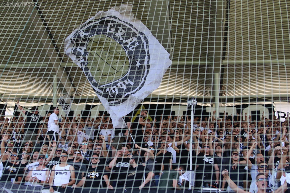 Sturm Graz - Austria Wien
Oesterreichische Fussball Bundesliga, 4. Runde, SK Sturm Graz - FK Austria Wien, Stadion Liebenau Graz, 14.08.2016. 

Foto zeigt Fans von Sturm
