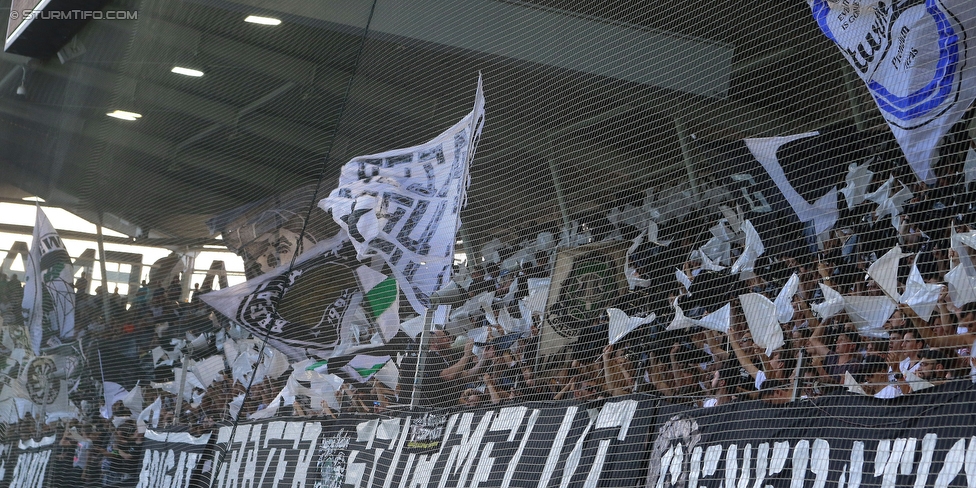 Sturm Graz - Austria Wien
Oesterreichische Fussball Bundesliga, 4. Runde, SK Sturm Graz - FK Austria Wien, Stadion Liebenau Graz, 14.08.2016. 

Foto zeigt Fans von Sturm
