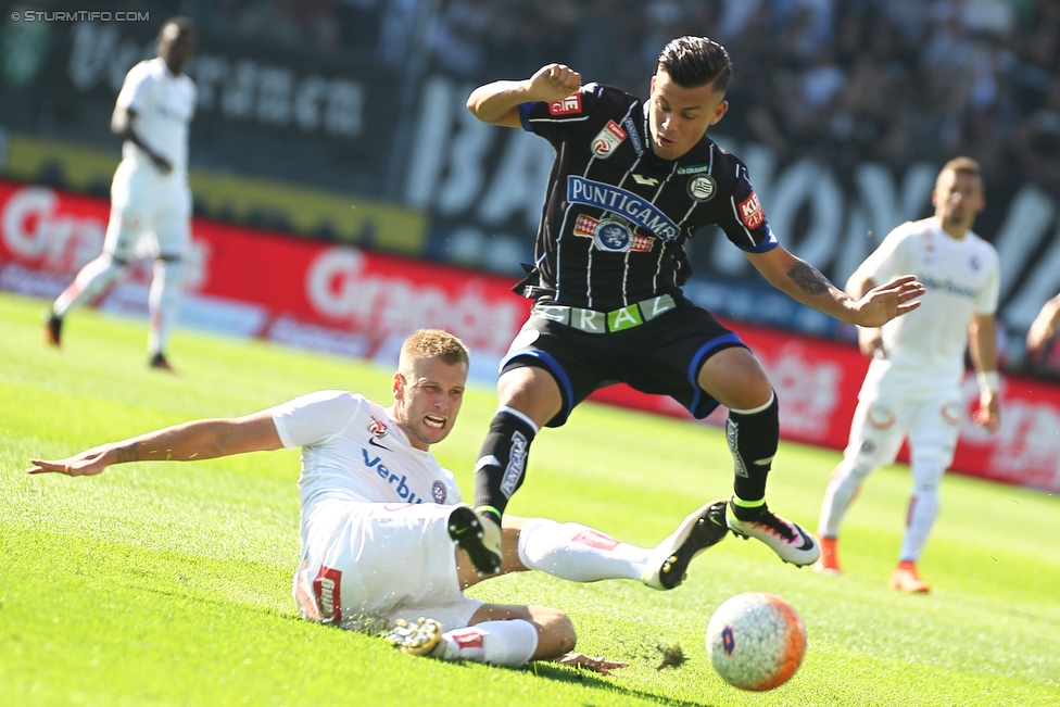 Sturm Graz - Austria Wien
Oesterreichische Fussball Bundesliga, 4. Runde, SK Sturm Graz - FK Austria Wien, Stadion Liebenau Graz, 14.08.2016. 

Foto zeigt Sascha Horvath (Sturm)
