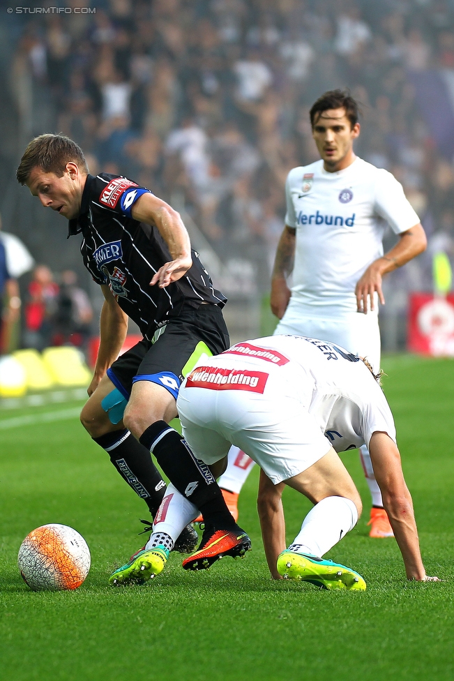 Sturm Graz - Austria Wien
Oesterreichische Fussball Bundesliga, 4. Runde, SK Sturm Graz - FK Austria Wien, Stadion Liebenau Graz, 14.08.2016. 

Foto zeigt Deni Alar (Sturm)
