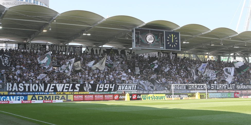 Sturm Graz - Altach
Oesterreichische Fussball Bundesliga, 6. Runde, SK Sturm Graz - SC Rheindorf Altach, Stadion Liebenau Graz, 27.08.2016. 

Foto zeigt Fans von Sturm
